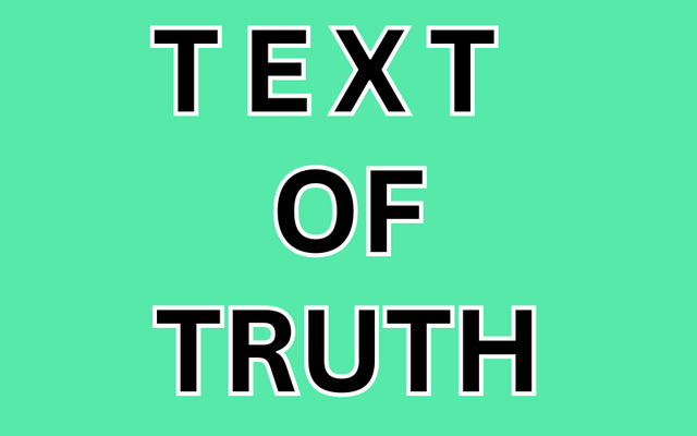 Home page - TEXT OF TRUTH