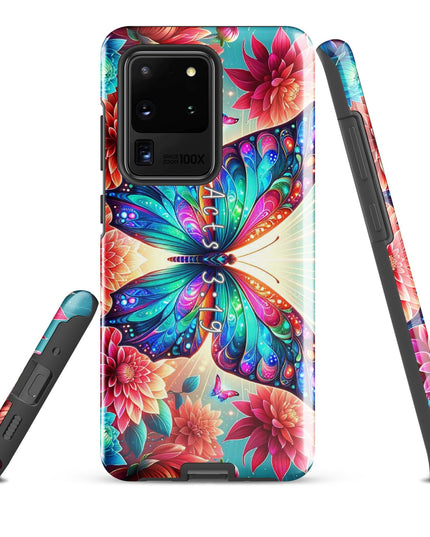 "Acts 3:19 Butterfly Inspiration" - Protective Samsung Case with Spiritual Design - TEXT OF TRUTH8524826_16979