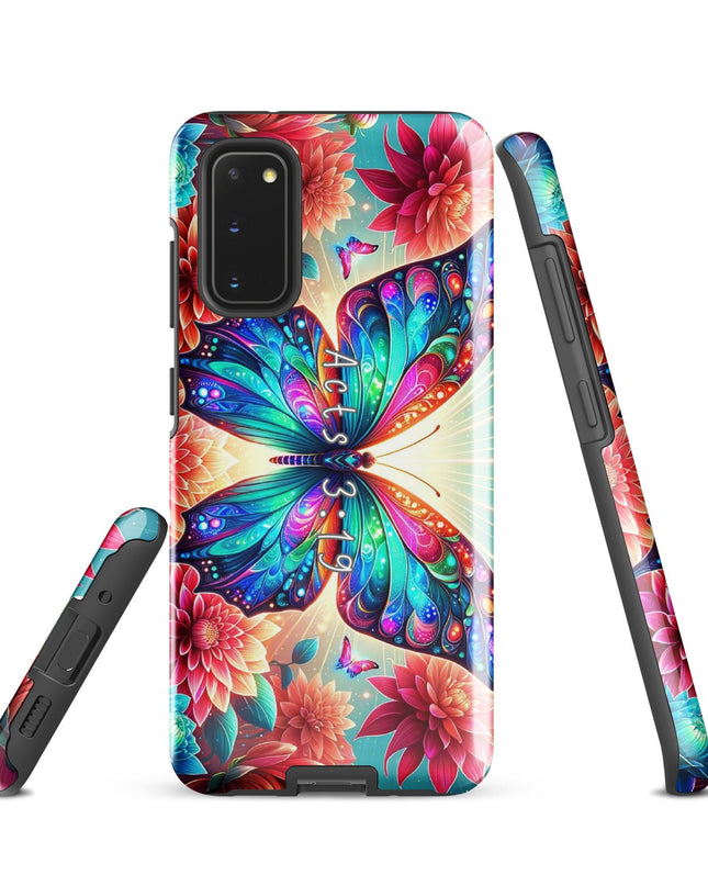 "Acts 3:19 Butterfly Inspiration" - Protective Samsung Case with Spiritual Design - TEXT OF TRUTH8524826_16981