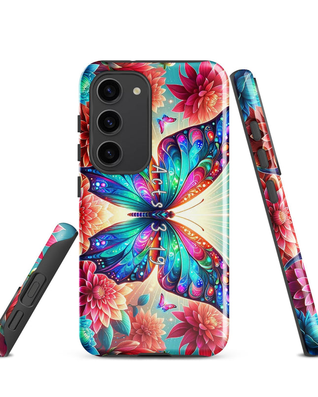 "Acts 3:19 Butterfly Inspiration" - Protective Samsung Case with Spiritual Design - TEXT OF TRUTH8524826_17001