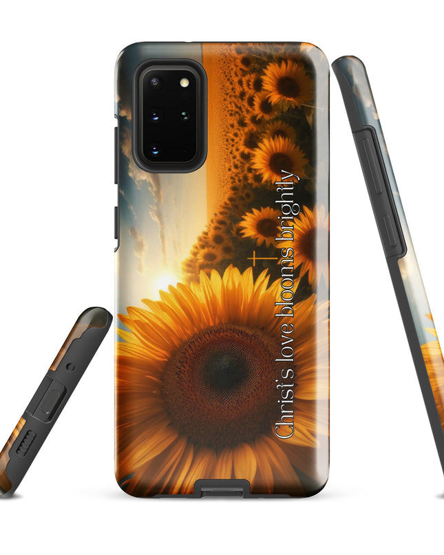 Christ's Love Blooms Brightly Sunflower Samsung Case: Spiritual Protection - TEXT OF TRUTH7794988_16977