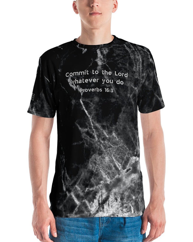 Commit to the Lord – Men’s All - Over Print Proverbs 16:3 Shirt - TEXT OF TRUTH ™2176924_8850