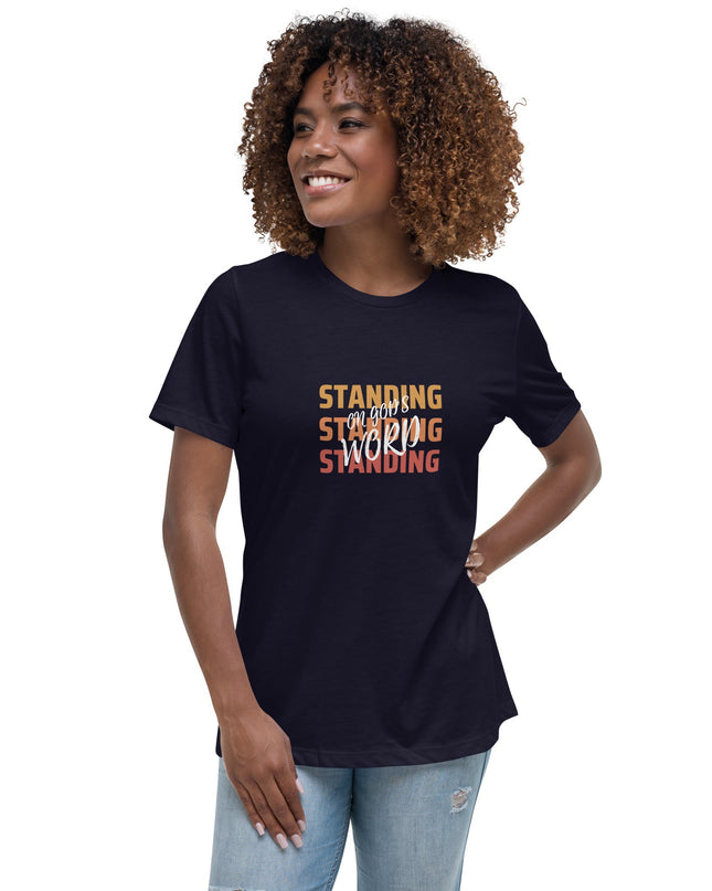 Confident Foundation: Christian Women's Tee - Standing on God's Truth - TEXT OF TRUTH7466458_10235