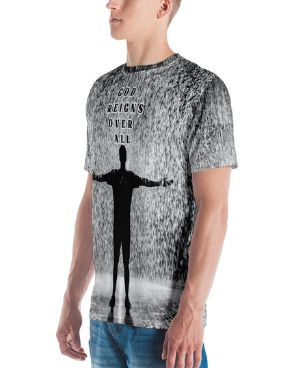 God Reigns Over All – Men’s All - Over Print Christian Faith Shirt - TEXT OF TRUTH ™3523629_8850