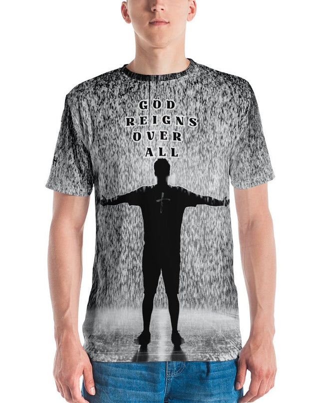 God Reigns Over All – Men’s All - Over Print Christian Faith Shirt - TEXT OF TRUTH ™3523629_8850