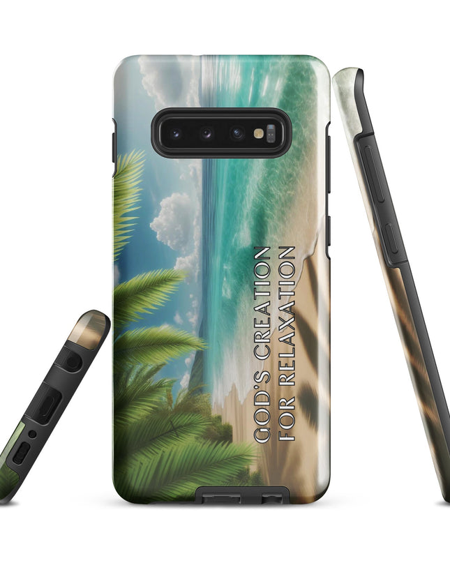 God's Creation for Relaxation iPhone Case: Beach Inspired Spiritual Armor - TEXT OF TRUTH7037112_16969