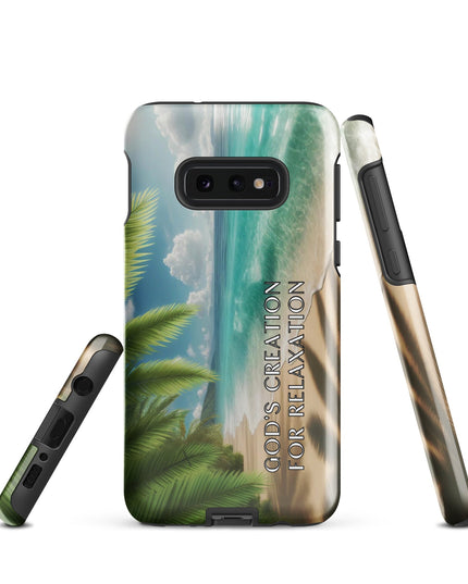 God's Creation for Relaxation iPhone Case: Beach Inspired Spiritual Armor - TEXT OF TRUTH7037112_16973