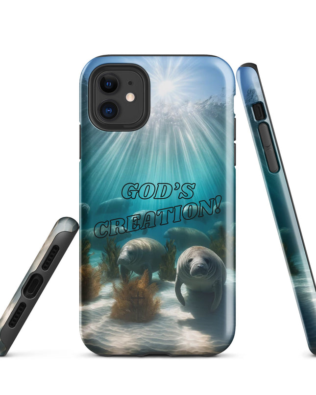 "God's Creation" Inspirational Phone Case - Spiritual & Nature-Themed Protection for Your Device - TEXT OF TRUTH4108930_15381