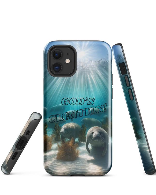 "God's Creation" Inspirational Phone Case - Spiritual & Nature-Themed Protection for Your Device - TEXT OF TRUTH4108930_15385