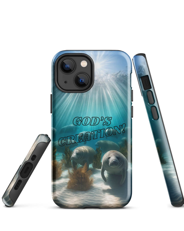 "God's Creation" Inspirational Phone Case - Spiritual & Nature-Themed Protection for Your Device - TEXT OF TRUTH4108930_15389