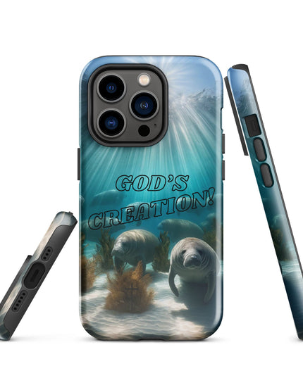 "God's Creation" Inspirational Phone Case - Spiritual & Nature-Themed Protection for Your Device - TEXT OF TRUTH4108930_16126