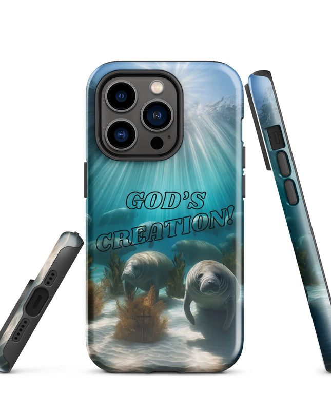 "God's Creation" Inspirational Phone Case - Spiritual & Nature-Themed Protection for Your Device - TEXT OF TRUTH4108930_16126