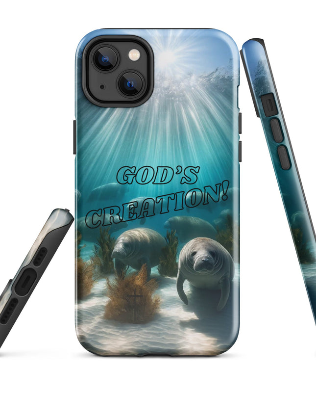 "God's Creation" Inspirational Phone Case - Spiritual & Nature-Themed Protection for Your Device - TEXT OF TRUTH4108930_16128