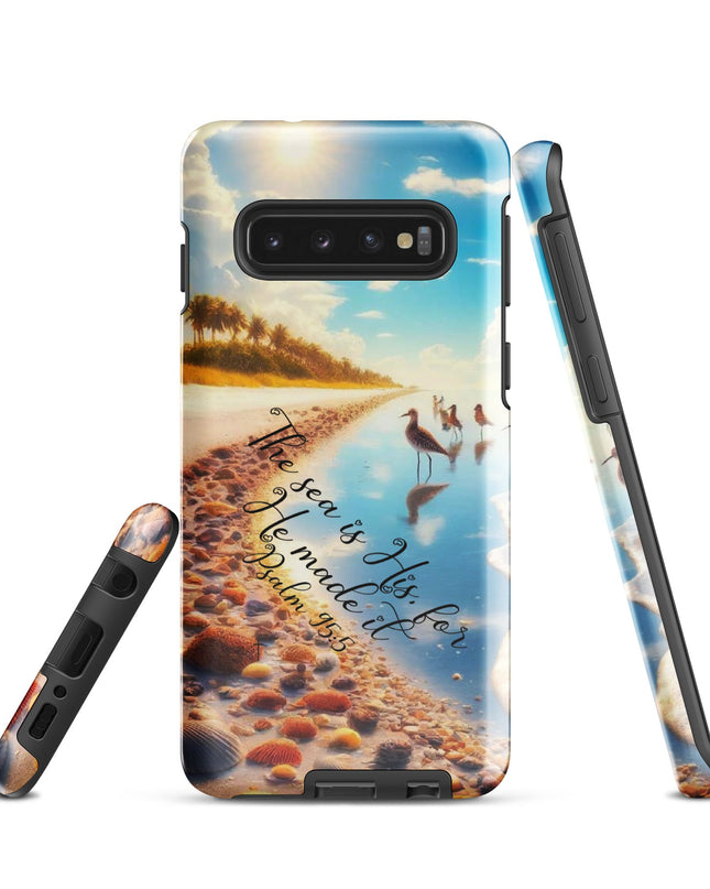 Nautical Psalm 95:5 Samsung Case - Durable Ocean-Inspired Protection for Galaxy Users - TEXT OF TRUTH5711231_16971