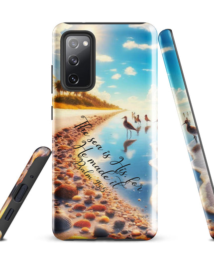 Nautical Psalm 95:5 Samsung Case - Durable Ocean-Inspired Protection for Galaxy Users - TEXT OF TRUTH5711231_16975