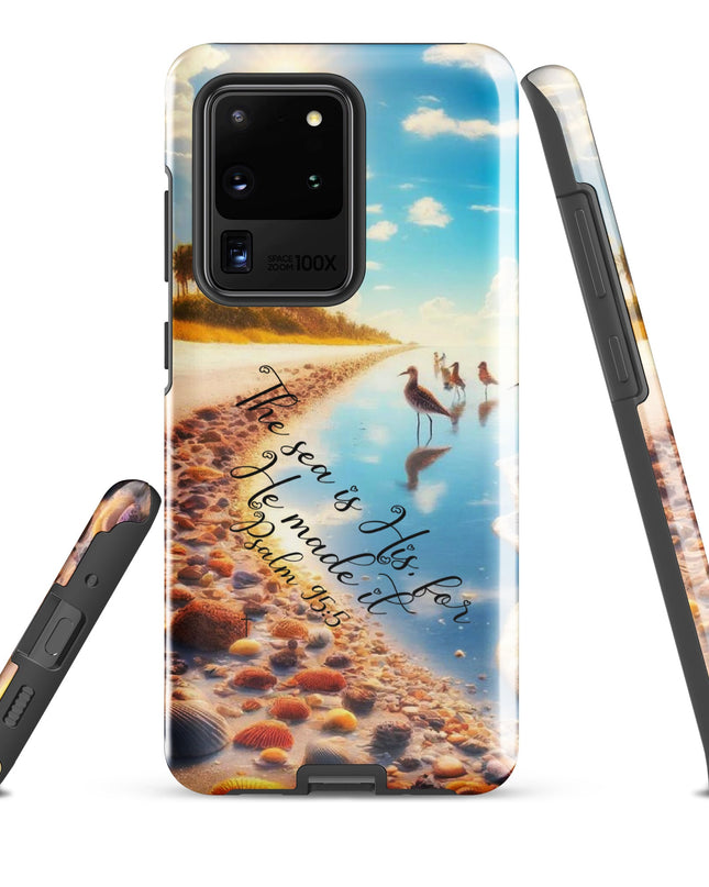 Nautical Psalm 95:5 Samsung Case - Durable Ocean-Inspired Protection for Galaxy Users - TEXT OF TRUTH5711231_16979