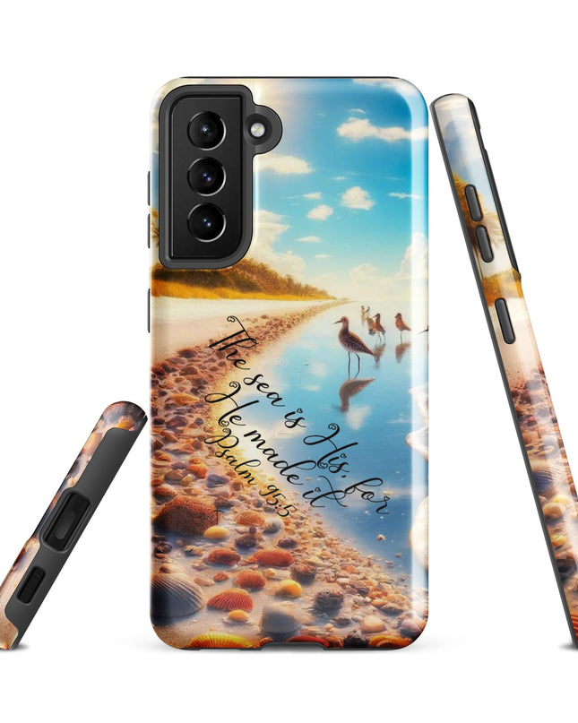 Nautical Psalm 95:5 Samsung Case - Durable Ocean-Inspired Protection for Galaxy Users - TEXT OF TRUTH5711231_16983