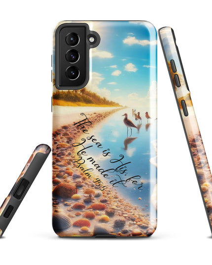 Nautical Psalm 95:5 Samsung Case - Durable Ocean-Inspired Protection for Galaxy Users - TEXT OF TRUTH5711231_16985