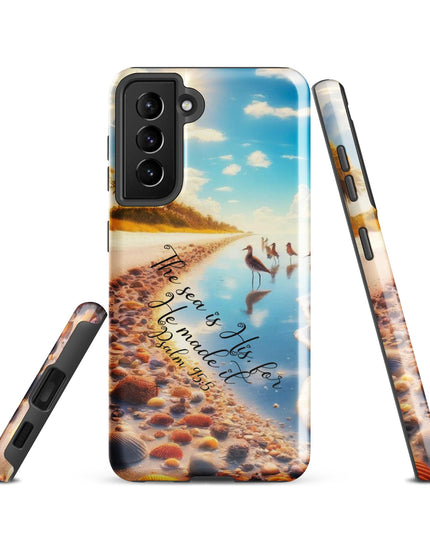 Nautical Psalm 95:5 Samsung Case - Durable Ocean-Inspired Protection for Galaxy Users - TEXT OF TRUTH5711231_16989