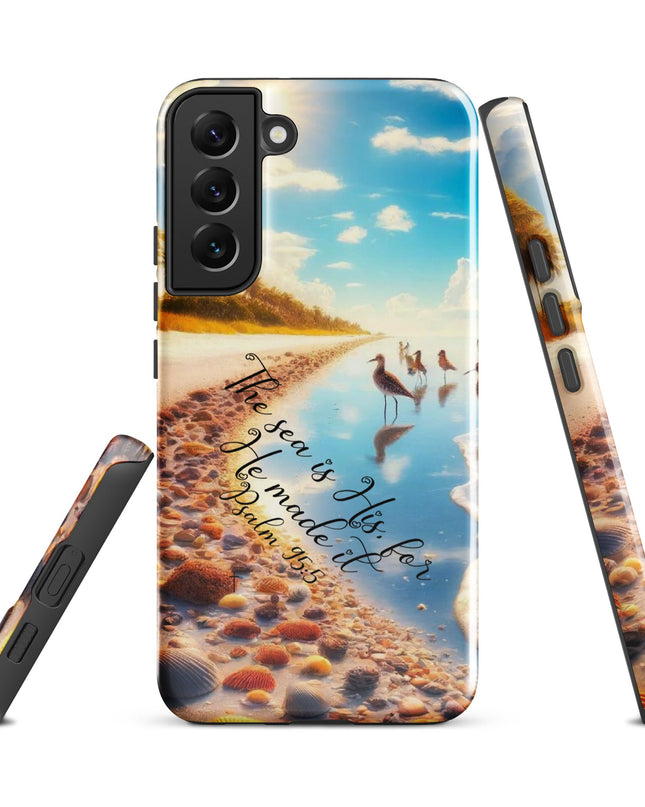 Nautical Psalm 95:5 Samsung Case - Durable Ocean-Inspired Protection for Galaxy Users - TEXT OF TRUTH5711231_16991