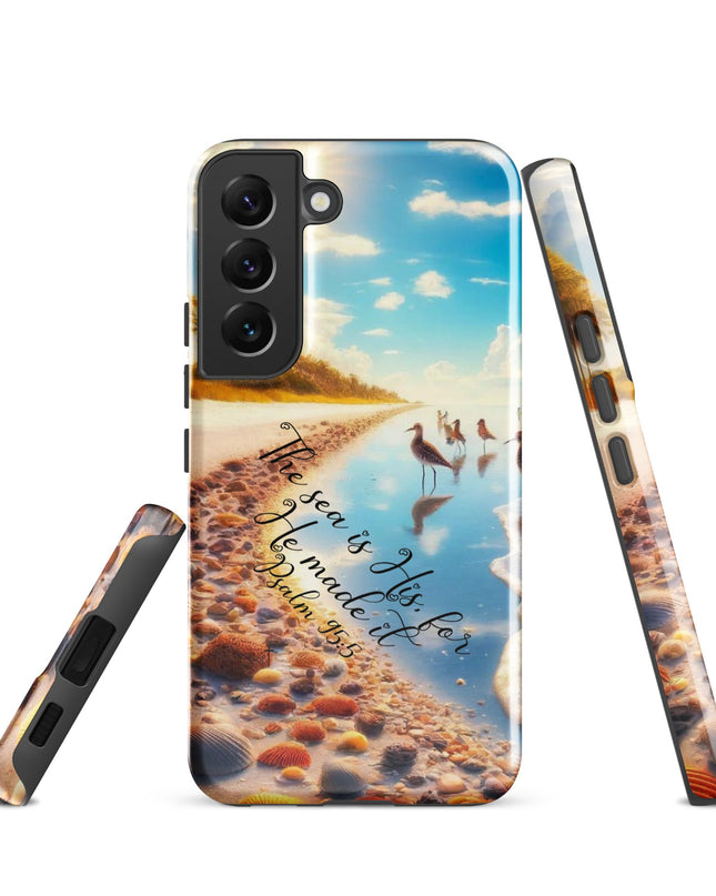 Nautical Psalm 95:5 Samsung Case - Durable Ocean-Inspired Protection for Galaxy Users - TEXT OF TRUTH5711231_16995