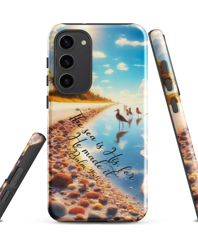 Nautical Psalm 95:5 Samsung Case - Durable Ocean-Inspired Protection for Galaxy Users - TEXT OF TRUTH5711231_16997