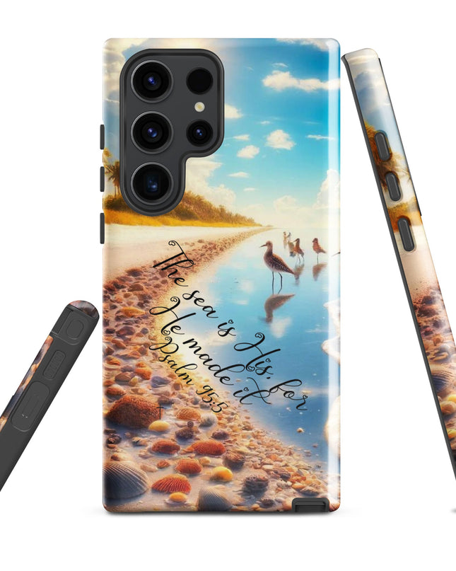 Nautical Psalm 95:5 Samsung Case - Durable Ocean-Inspired Protection for Galaxy Users - TEXT OF TRUTH5711231_16999