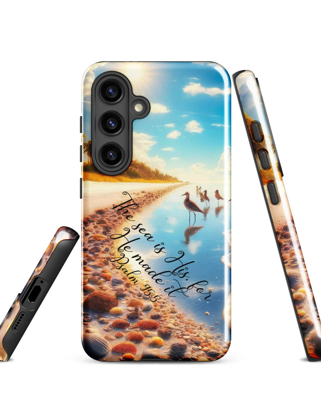 Nautical Psalm 95:5 Samsung Case - Durable Ocean-Inspired Protection for Galaxy Users - TEXT OF TRUTH5711231_18743