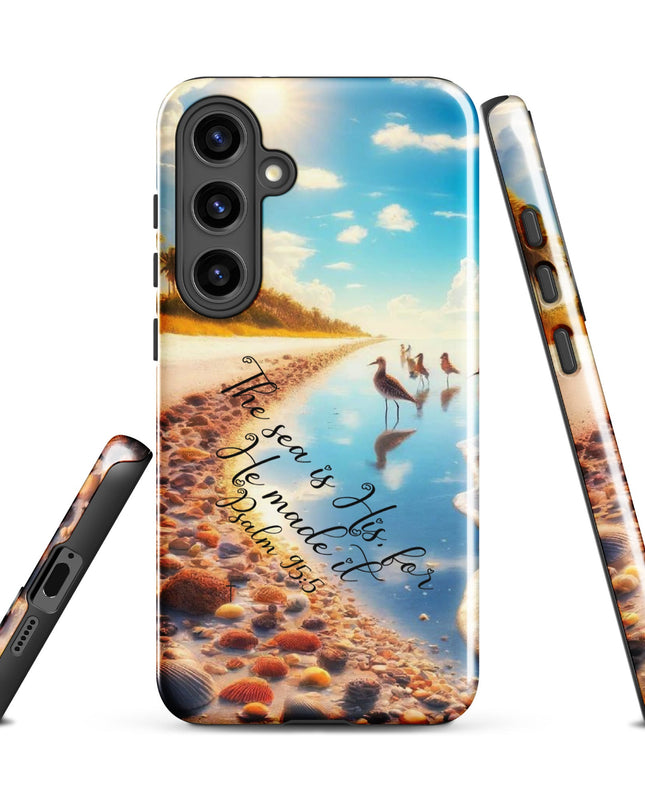 Nautical Psalm 95:5 Samsung Case - Durable Ocean-Inspired Protection for Galaxy Users - TEXT OF TRUTH5711231_18744