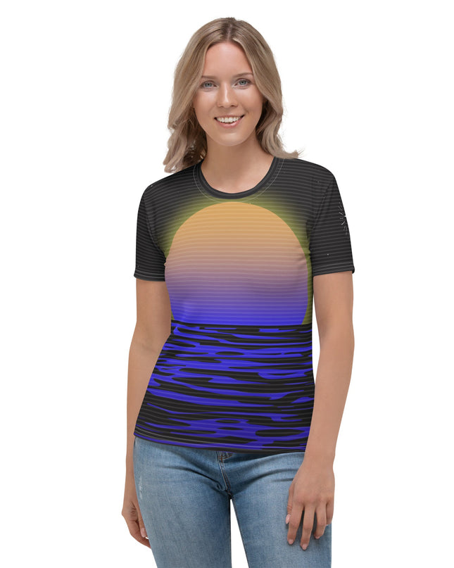 New Dawn – Women’s All - Over Print Christian Sunset Shirt - TEXT OF TRUTH ™2871655_8884