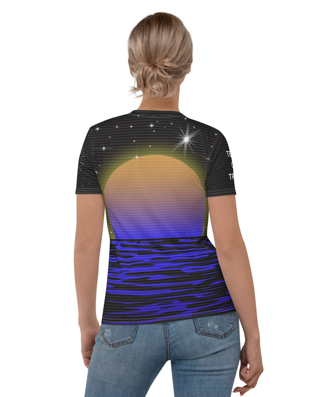 New Dawn – Women’s All - Over Print Christian Sunset Shirt - TEXT OF TRUTH ™2871655_8884