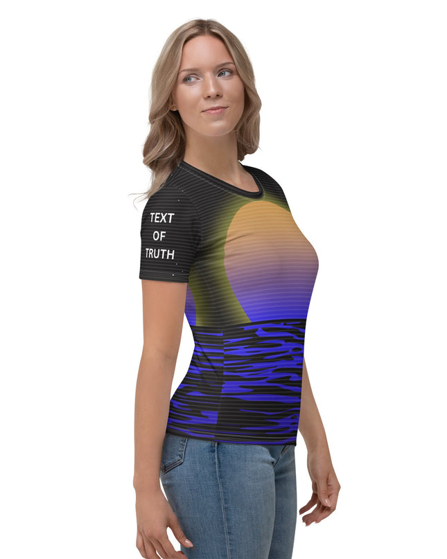 New Dawn – Women’s All - Over Print Christian Sunset Shirt - TEXT OF TRUTH ™2871655_8884