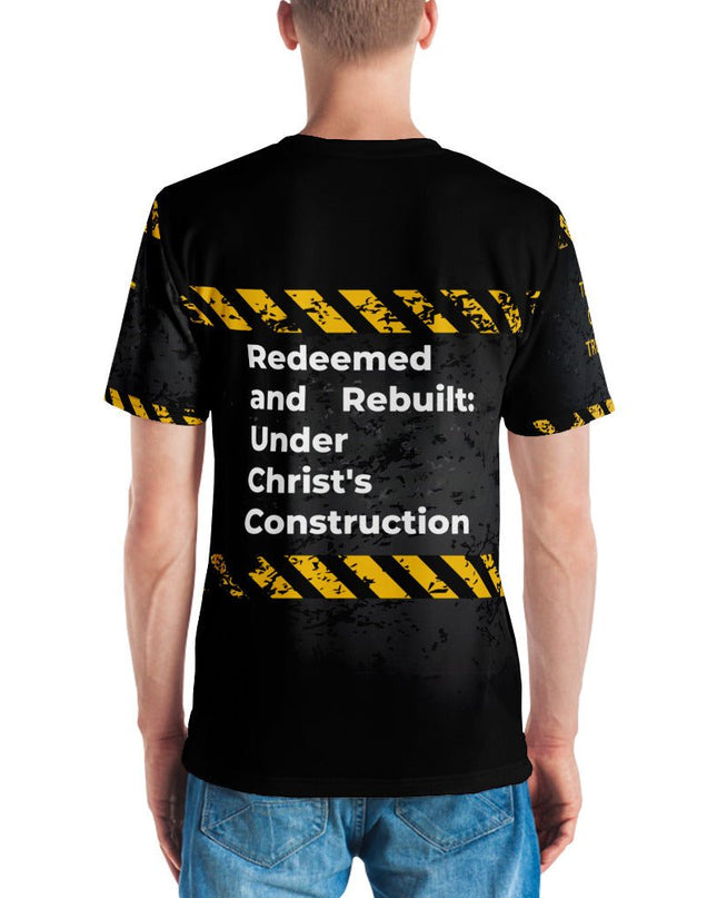 Redeemed & Rebuilt – Men's Christian Construction Theme Shirt - TEXT OF TRUTH ™4648111_8850