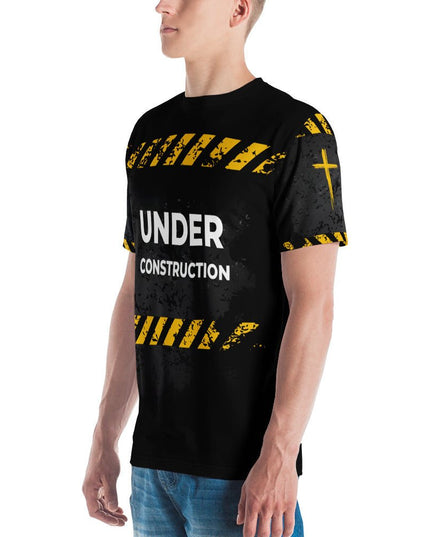 Redeemed & Rebuilt – Men's Christian Construction Theme Shirt - TEXT OF TRUTH ™4648111_8850