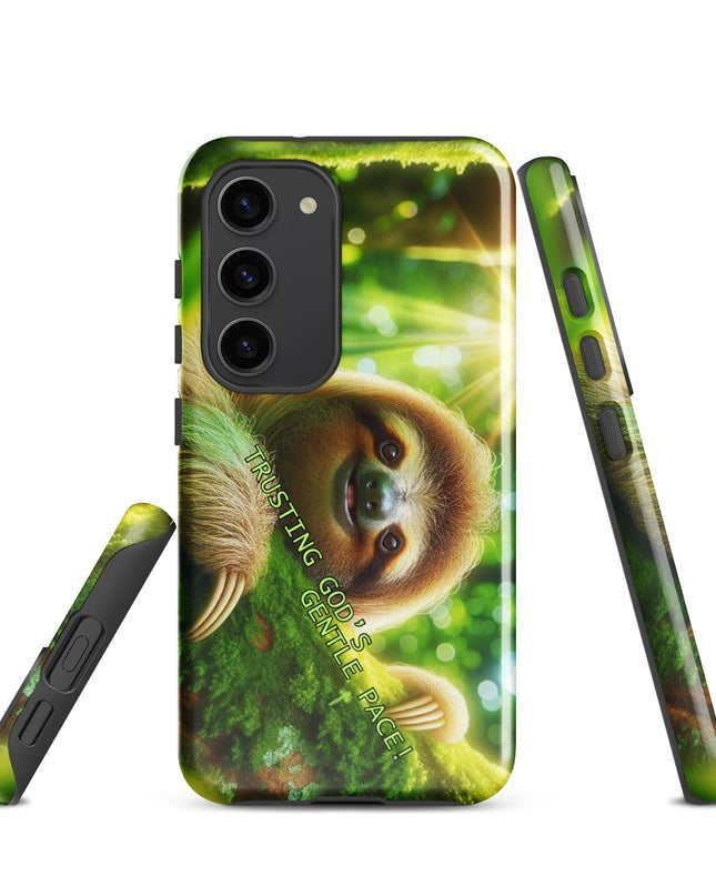 Sloth Hug Samsung Case: Eco-Friendly, Durable Protection - TEXT OF TRUTH8378787_17001