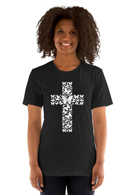 Women's "New Creation" Christian Cross T-Shirt - TEXT OF TRUTH ™6867099_9575